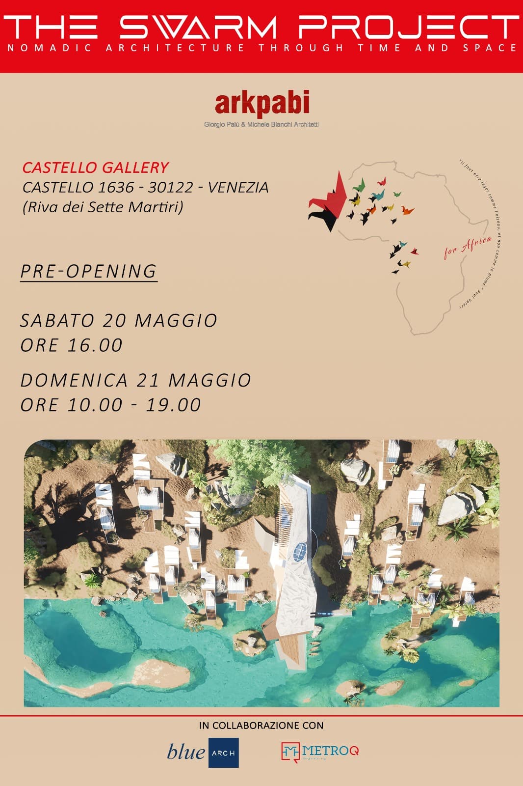 The Swarm Project - Exhibition for 18th Architecture Biennale in Venice